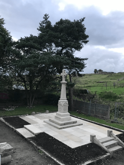Cowpe WWI Memorial Restoration